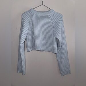 RIbbed Crop Crew Neck